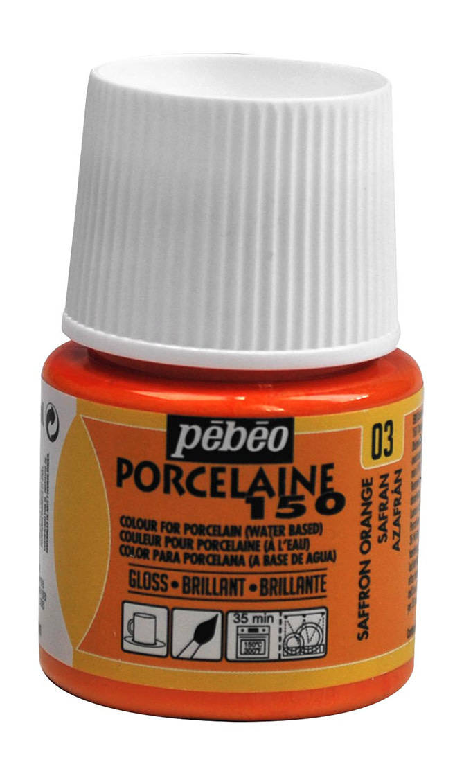 PEBEO Porcelaine 150 Brillante 45 Ml Safran