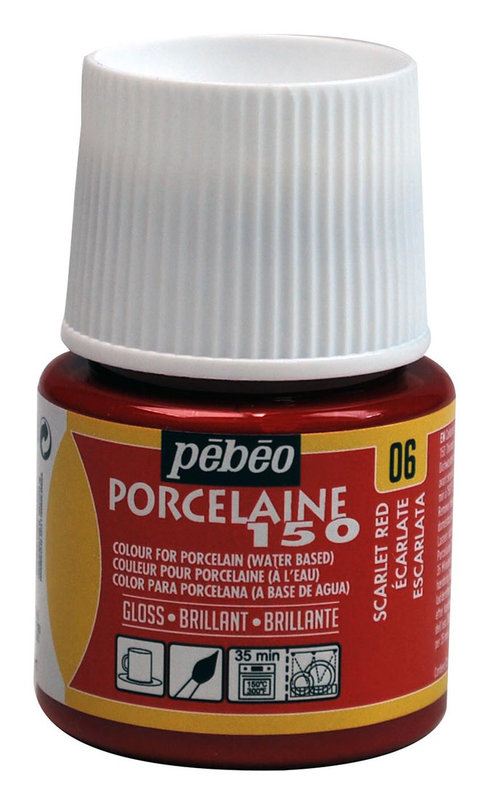 PEBEO Porcelaine 150 45 Ml Ecarlate