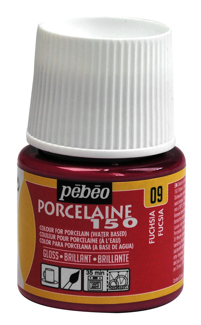 PEBEO Porcelaine 150 Brillante 45 Ml Fuchsia