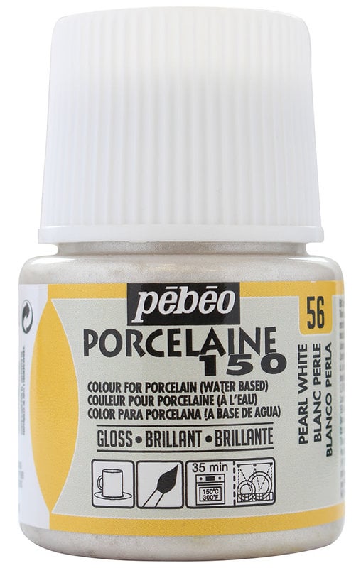 PEBEO Porcelain 150 Paint - 45 mL - Pearl White