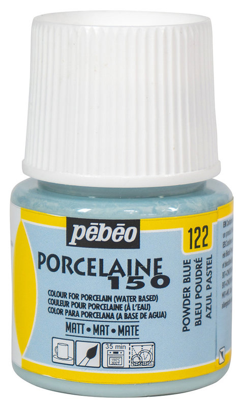 PEBEO Porcelaine 150 Mat 45 Ml Bleu Poudré