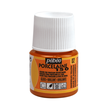 PEBEO Porcelaine 150 Brillante 45 Ml Jaune De Marseille