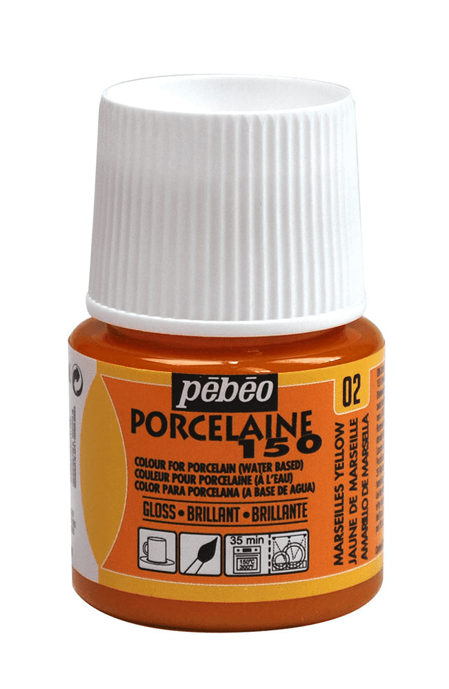 PEBEO Porcelaine 150 Brillante 45 Ml Jaune De Marseille