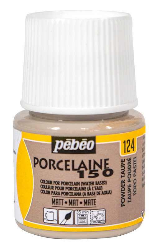 PEBEO Porcelaine 150 Mat 45 Ml Taupe Poudré