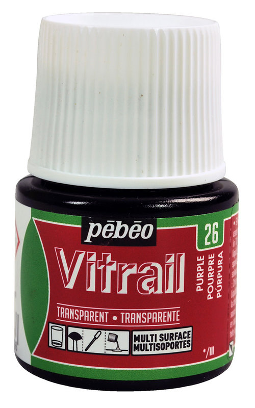 PEBEO Vitrail Transparent 45 Ml Pourpre