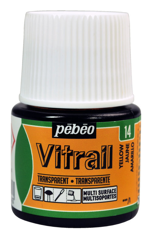 PEBEO Vitrail Transparent 45 Ml Jaune