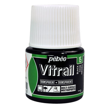 PEBEO Vitrail Transparent 45 Ml Noir