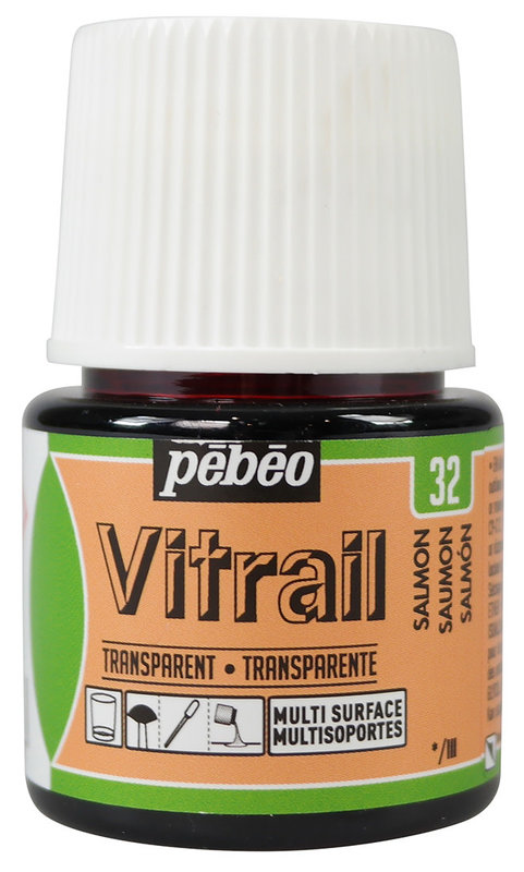 PEBEO Vitrail Transparent 45 Ml Corail