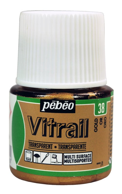 PEBEO Vitrail Transparent 45 Ml Or