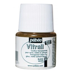 PEBEO Vitrail Transparent 45 Ml Blanc