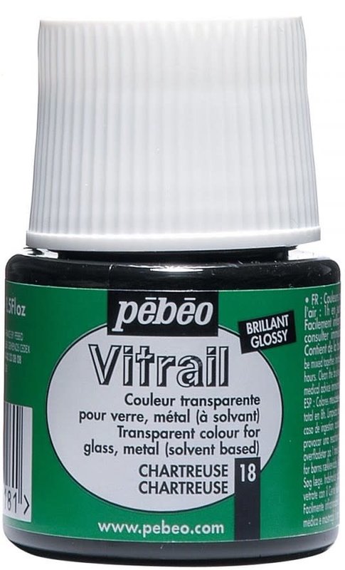 PEBEO Vitrail Transparent 45 Ml Chartreuse