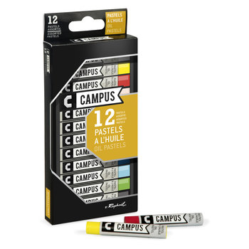 CAMPUS Pastel Huile Campus Boite 12 couleurs