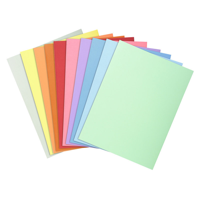 Pochette document en carton pastel - EXACOMPTA - A4 - assorti