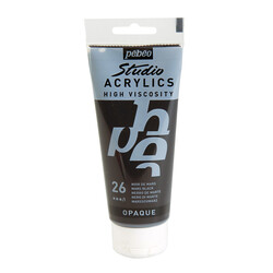 PEBEO Acrylique Fine Studio Acrylics 100 Ml Noir De Mars