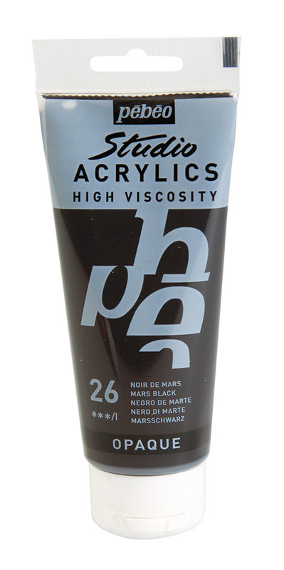 PEBEO Acrylique Fine Studio Acrylics 100 Ml Noir De Mars