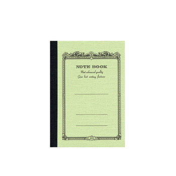 APICA Petit Note Book Double Vert- 10X15 Interieur Ligné