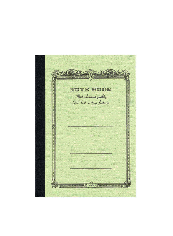 APICA Petit Note Book Double Vert- 10X15 Interieur Ligné