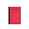 APICA Petit Note Book Double Rouge- 10X15