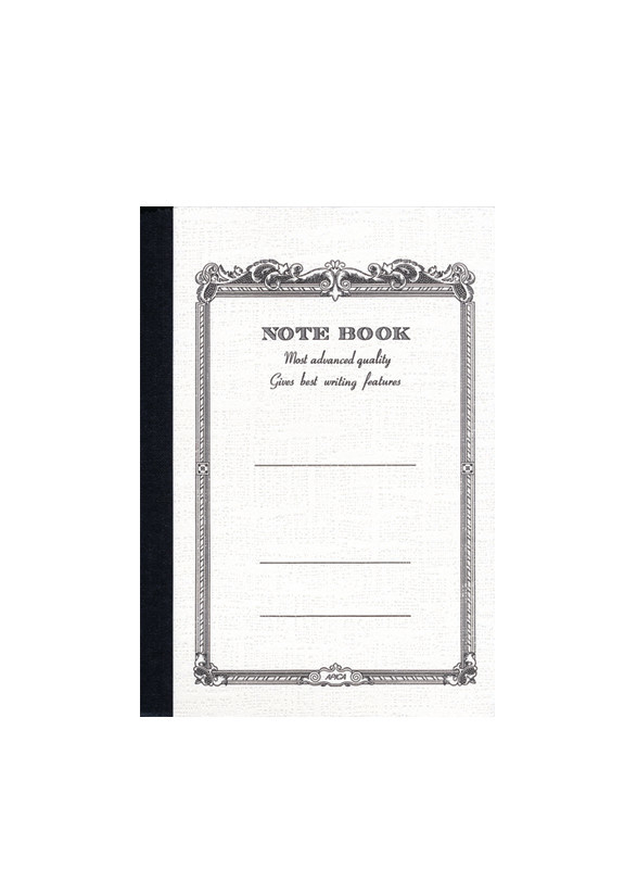 APICA Petit Note Book Double Blanc Ligné 10x15cm