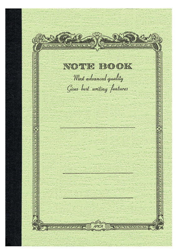 APICA Grand Note Book Vert- 18X25