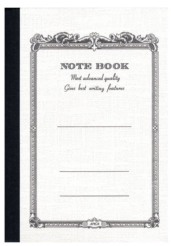 APICA Note Book large 18x24cm Lined White