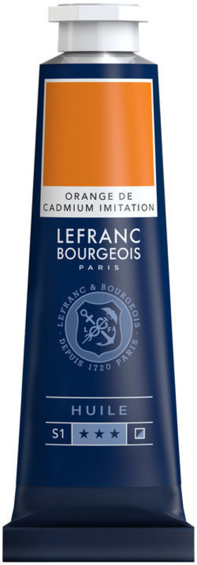 LEFRANC BOURGEOIS Huile fine 40ml orange de cadmium imitation