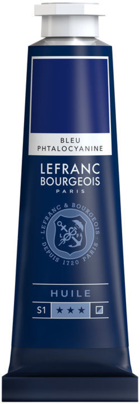 LEFRANC BOURGEOIS Huile fine 40ml Bleu phtalocyanine