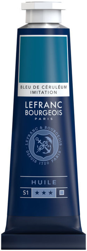 LEFRANC BOURGEOIS Huile fine 40ml Bleu de ceruleum imitation