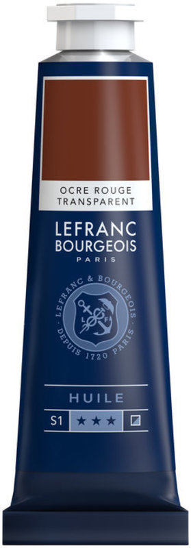 LEFRANC BOURGEOIS Huile fine 40ml Ocre rouge