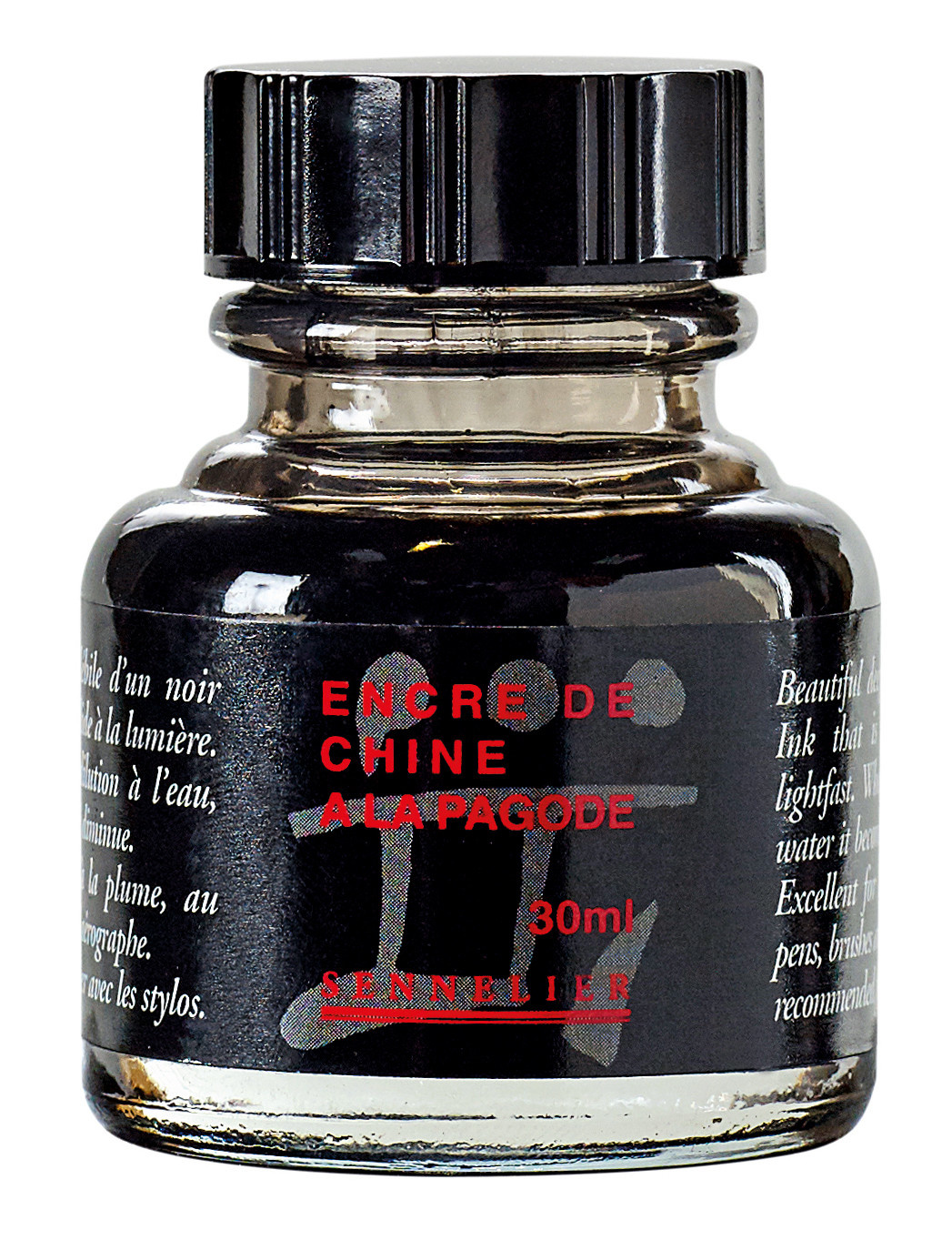 SENNELIER Encre de Chine à la pagode 30ml Noire