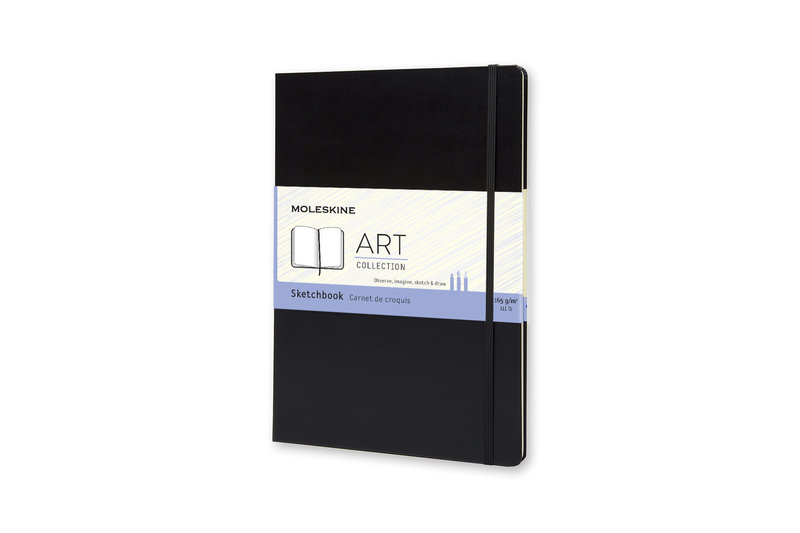 MOLESKINE Art album de croquis format A4 Noir 21x29,7cm