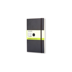 MOLESKINE Carnet Classique Grand Format Pages Blanches Noir Couverture Souple
