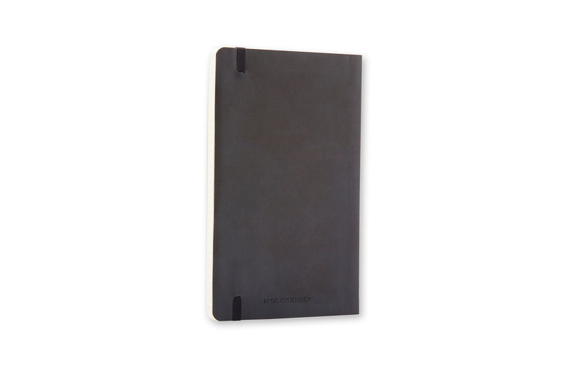 MOLESKINE Carnet Classique Grand Format À Pages Blanches Noir Couverture Souple