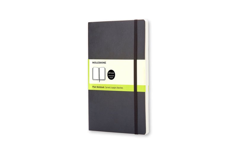 MOLESKINE Classic Pocket Size Black Soft Cover Notebook With White Pages