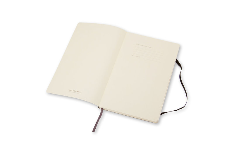 MOLESKINE Classic Pocket Size Black Soft Cover Notebook With White Pages