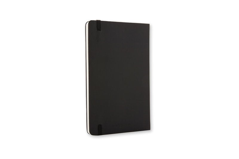 MOLESKINE Carnet Classique Format de Poche pages blanches Noir Couverture Rigide 9x14cm