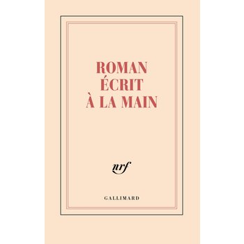 GALLIMARD Carnet - Roman écrit à la main