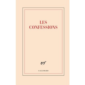GALLIMARD Grand Carnet Rigide Ligné "Les Confessions"