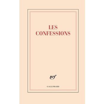 GALLIMARD Large Lined Notebook "Les Confessions