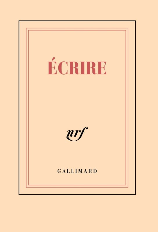 GALLIMARD Carnet Poche Ligne "Ecrire"