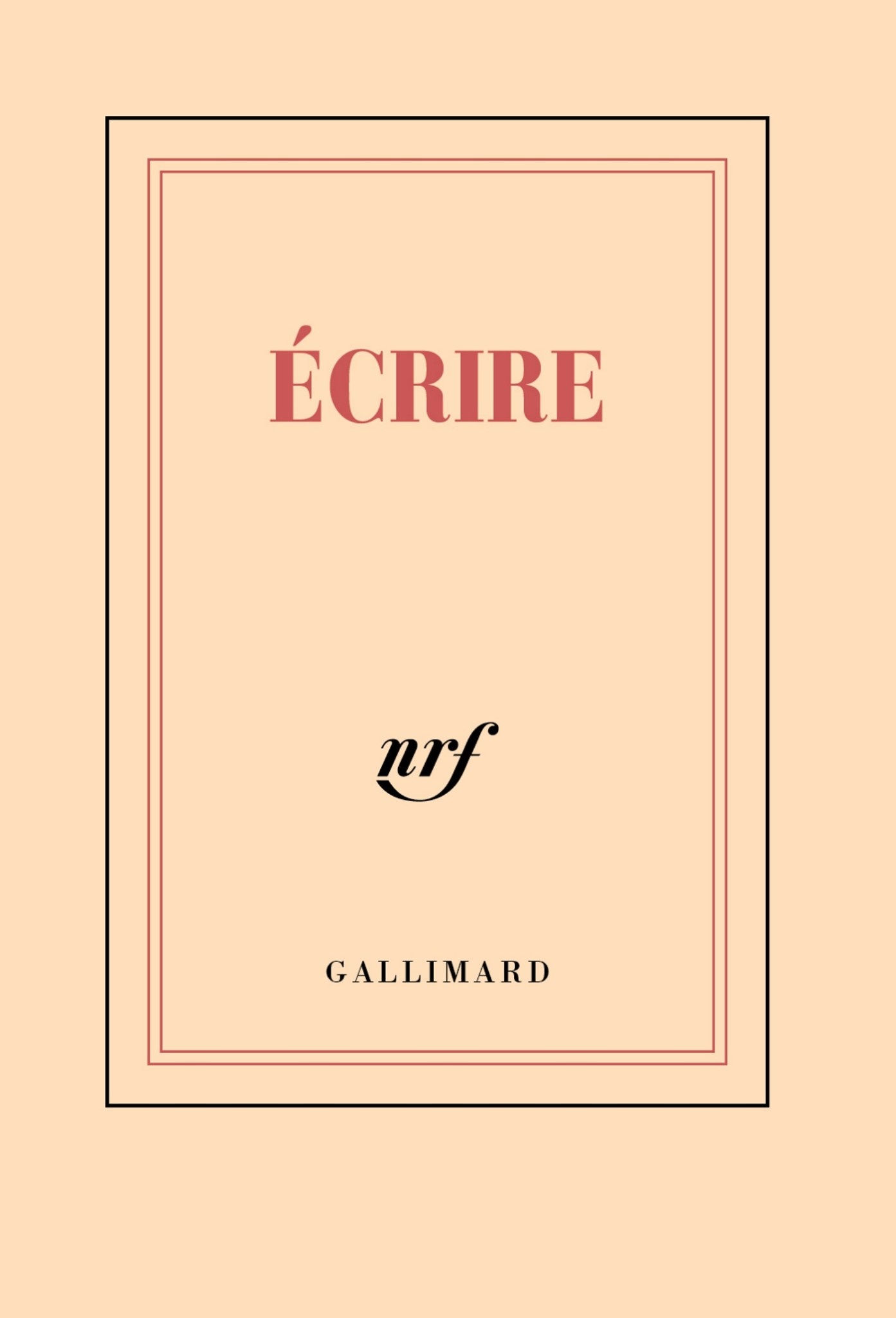 GALLIMARD Carnet poche - Écrire