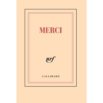 GALLIMARD Carnet Poche Ligné "Merci"