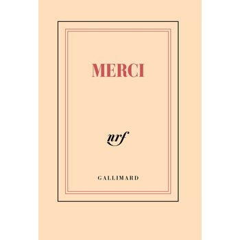 GALLIMARD Carnet poche - Merci