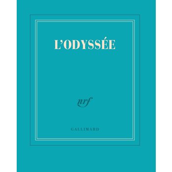 GALLIMARD Carnet Poche Ligné Bleu Turquoise "Odyssée"