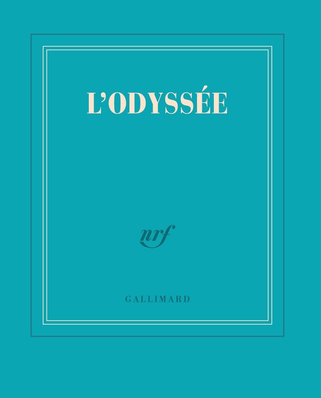 GALLIMARD Turquoise Blue Pocket Notebook "Odyssee" Line