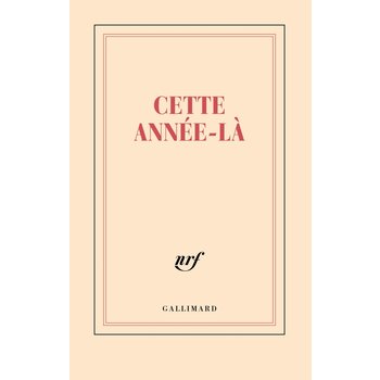 GALLIMARD Carnet Ligné "Cette Annee-Là"