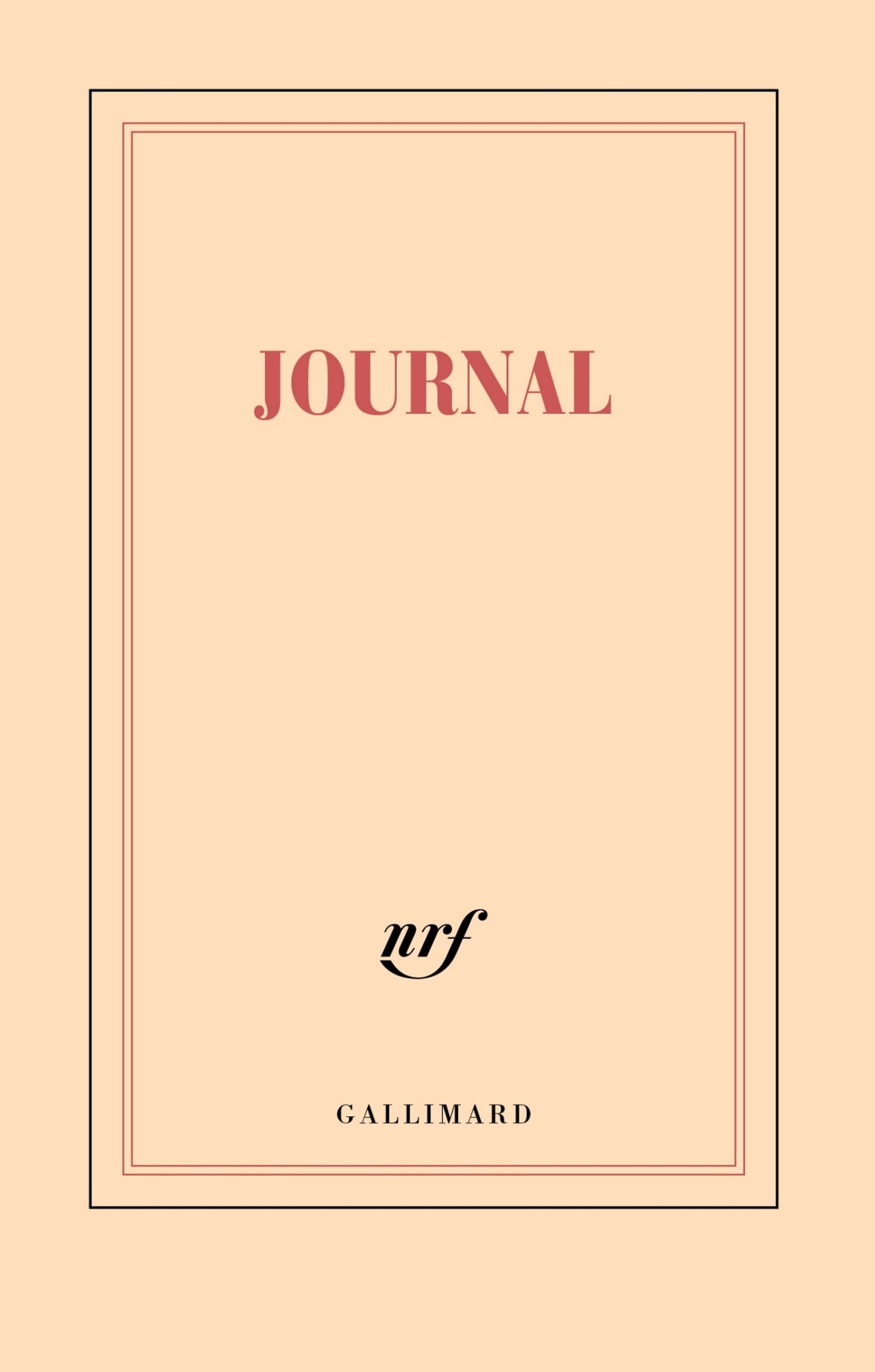 GALLIMARD Carnet - Journal