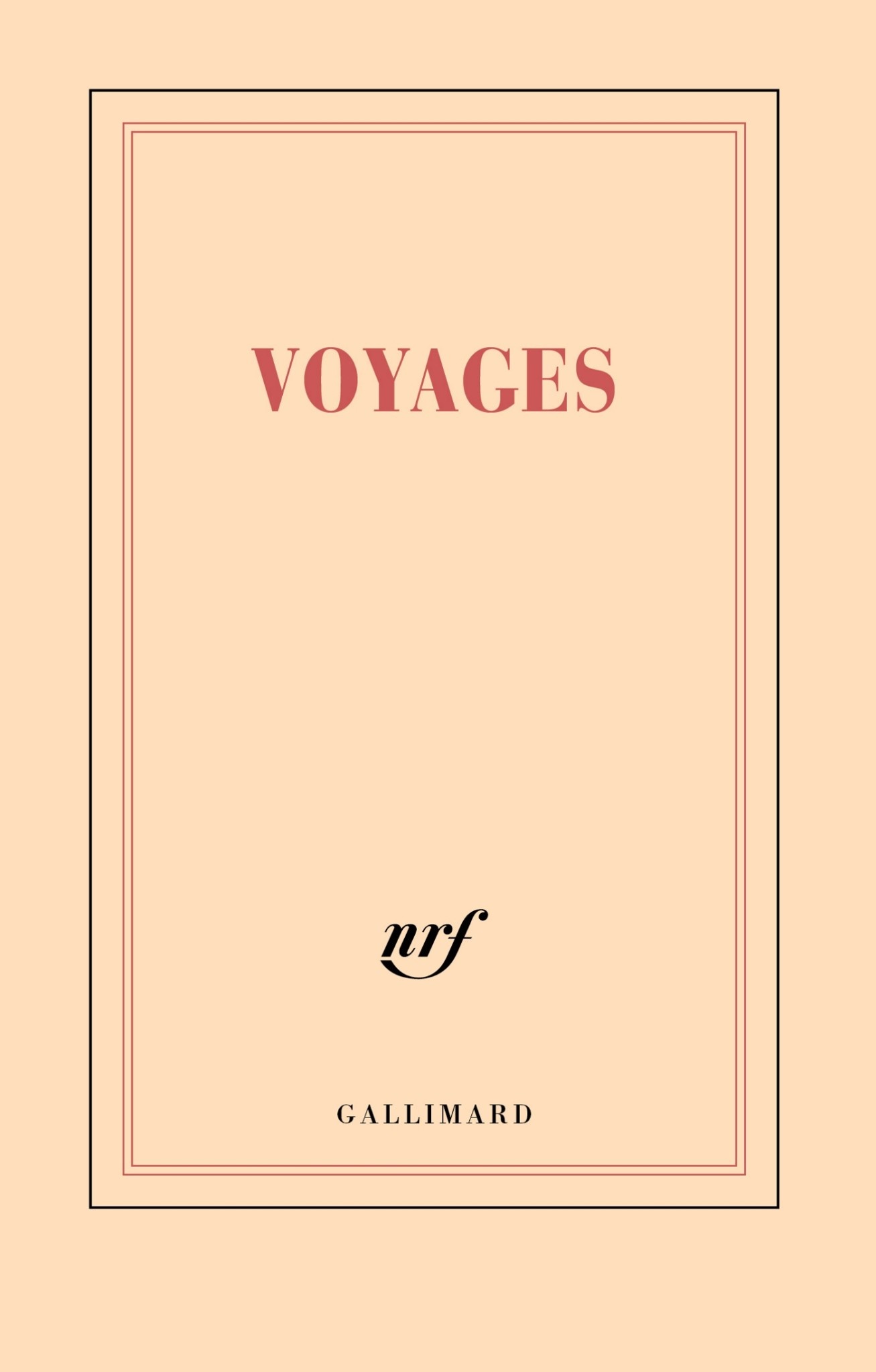 GALLIMARD Carnet - Voyages