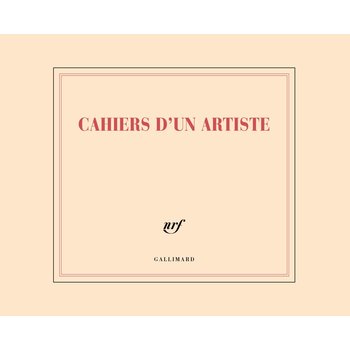 GALLIMARD Carnet De Dessin "Cahiers D'Un Artiste"