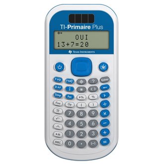 TEXAS INSTRUMENTS CALCULATRICE PRIMAIRE EXERCISEUR TI PRIMAIRE PLUS TEXAS INSTRUMENTS CALCULATRICE PRIMAIRE EXERCISEUR TI PRIMAIRE PLUS